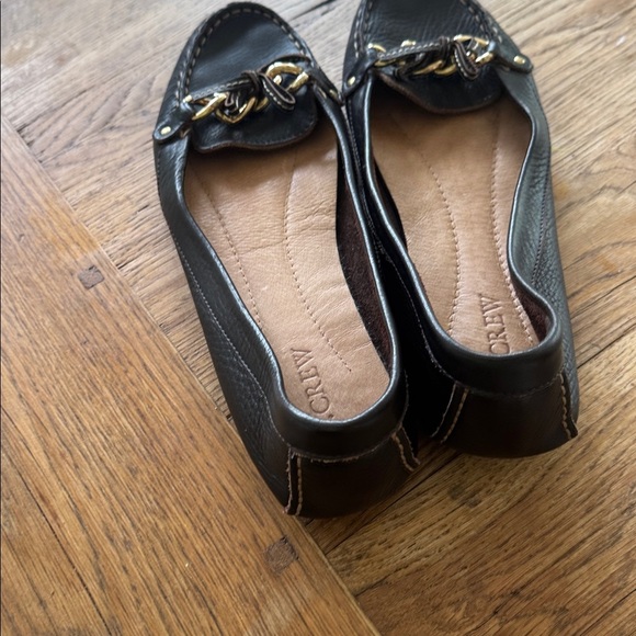 J Crew women’s leather driving moc size 10 - Picture 3 of 4